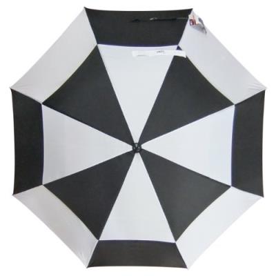 Gmtee Parapluie De Golf Avec Aérations 157 Cm Noir Noir Blanc 157,4 Cm pour 51