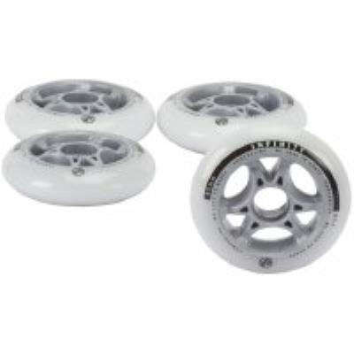 Roues Powerslide Infinity Ii 4 Pièces Blanc 90 Mm, 905222 pour 35