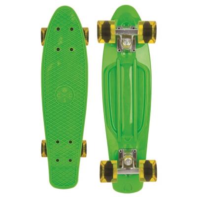 Coolshoe Cool Retro Mini Cruiser Skateboard 22 - Vert - Model 2016 pour 89