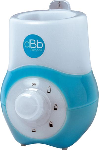 DBD Remond - 200166 - Chauffe Biberon - New Style - Bleu Translucide pour 38