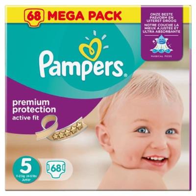 PAMPERS Active Fit Taille 5 (Junior) 11 a 25 kg co pour 32