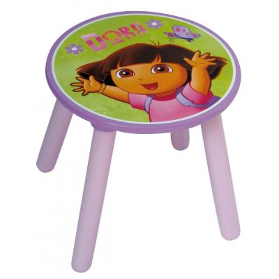 Tabouret pour table de jeu ou bureau pour enfant - Dora lExploratrice ! pour 22