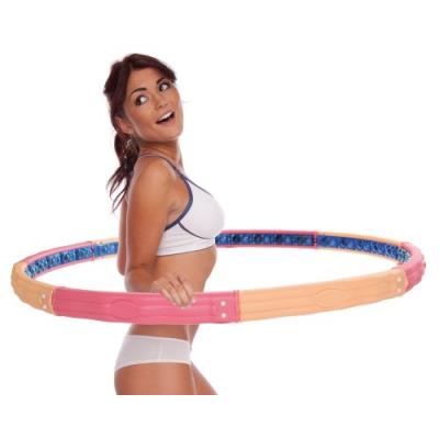 Hoopomania Hm-126 Vital Hula Hoop 2,6 Kg Avec 40 Aimants (beige Rose Bleu) pour 66