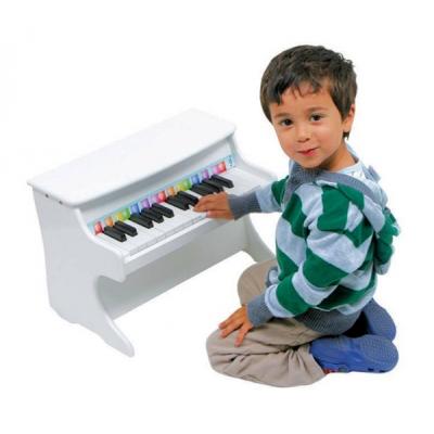 Piano blanc pour enfants avec grande caisse de rsonance pour 82