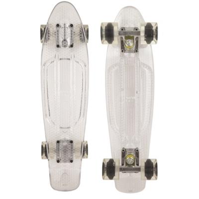 Coolshoe Cool Retro Mini Cruiser Skateboard 22 - Crystal White/blanc - Model 2016 pour 89