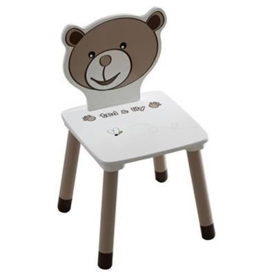Chaise pour enfant en bois Choco / Beige, 30 x 30 x 56 cm -PEGANE- pour 35