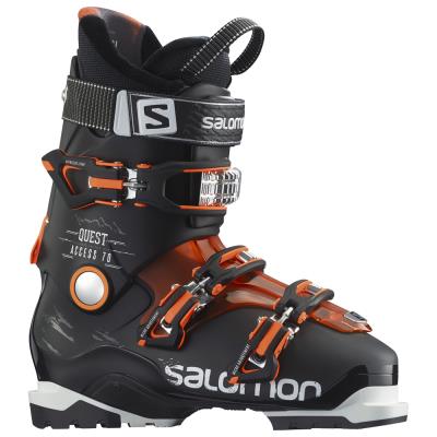 Chaussure De Ski Salomon Quest Access 70 Black Orange Tr Fluo Orange pour 210