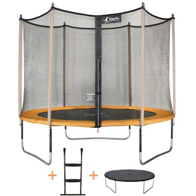 Kangui - Trampoline De Jardin 305 Cm + Filet De Sécurité + Échelle + Bâche De Protection Jumpi Pop 300 pour 240