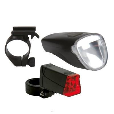 Trilux 62566 Kit Éclairage De Vélo 40 20 10 Lux Avec Lumière Arrière Noir pour 40