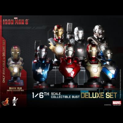 Iron Man 3 set 8 bustes 1/6 Deluxe 11 cm pour 413