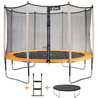 Kangui - Trampoline De Jardin 365 Cm + Filet De Sécurité + Échelle + Bâche De Protection Jumpi Pop 360 pour 300