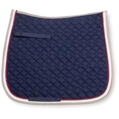 United Sportproducts Germany Usg 58940 Tapis De Selle En Coton Little Jumper Pour Poney Avec Ourlet Coloré (bleu Marine Rouge Be pour 47