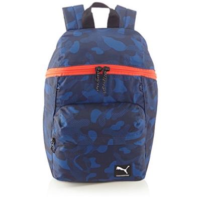 Puma Foundation Sac À Dos Bleu Blue - Peacoat-camo 28,5 X 45 X 18 Cm pour 38