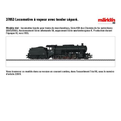 Locomotive Reihe 659 BB/BB pour 550