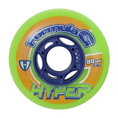 Roues Pour Rollers Formule Hyper G Era-vert Fluo Bleu 80 72400 pour 47