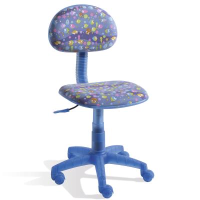 Chaise Bureau Enfant Bleu Motif Poissons, Dim 77 x 43 x 50 cm -PEGANE- pour 85