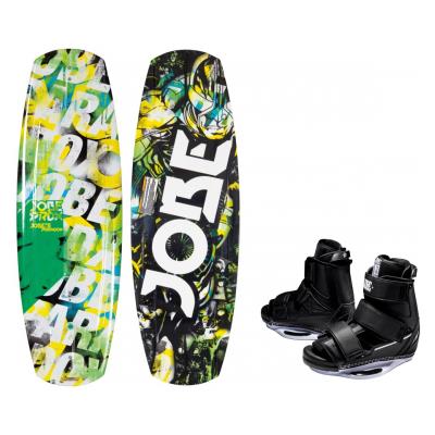 Package Wakeboard Junior Green Paradox 124 Cm + Fixations Vanity White De Jobe Année 2014 pour 459