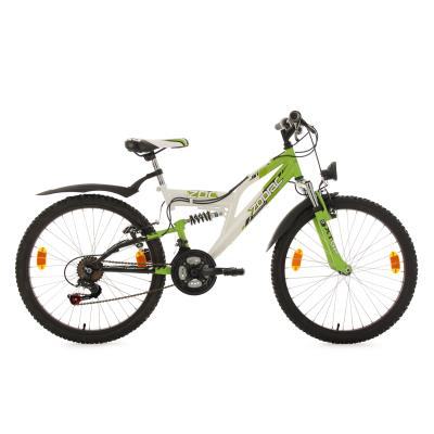 Vtt Tout Suspendu Enfant 24 Zodiac Blanc-vert Tc 38 Cm Ks Cycling pour 216