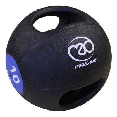 10kg Double Grip Medicine Ball -dark Blue pour 119