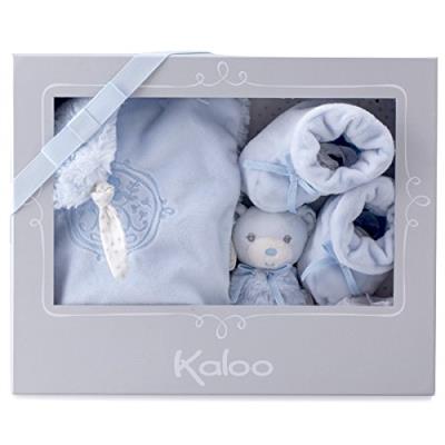 Kaloo perle : coffret naissance 3 pices bleu kaloo pour 31