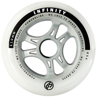 Roues Powerslide Infinity Ii 4 Pièces-blanc - 110 Mm - 905234 pour 43