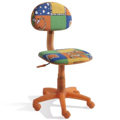 Chaise Bureau Enfant Orange Motif Animeaux, Dim 77 x 43 x 50 cm -PEGANE- pour 85