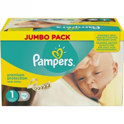 PAMPERS New Baby Taille 1 (Nouveau-n) 2 a 5 kg Co pour 19