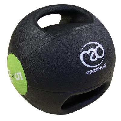 5kg Double Grip Medicine Ball - Green pour 69