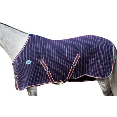 Funnell Couverture Pour Cheval Carreaux Bleu Navy Red White 2,1 M pour 62