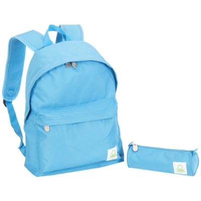 Benetton Sac À Dos Loisir 32331 Bleu 30.0 Liters pour 50