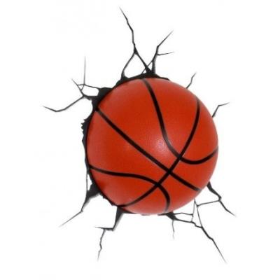 Applique murale 3D Deco Light Basket-Ball pour 47