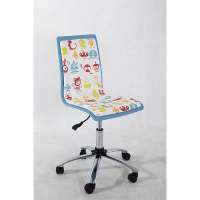 Chaise de bureau enfant Bleu dcoratif, Dim H87 x L43 x P56 cm -PEGANE- pour 161
