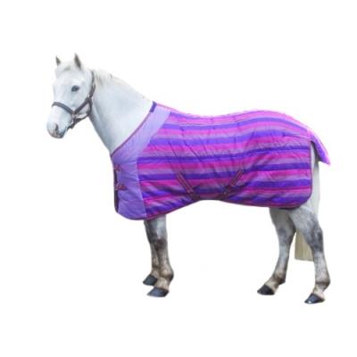 Loveson Couverture Décurie Pour Poney Multicolore Candy Stripe 183 Cm pour 110