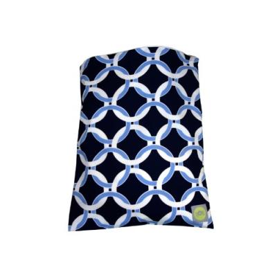 itzy ritzy wet happened zippered wet bag social circle (blue, large) pour 42