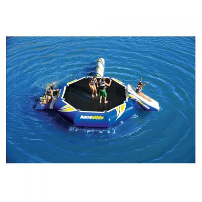 Trampoline Aquatique Rebound 12w. Platform + Toboggan + Boudin Aquaglide pour 1770