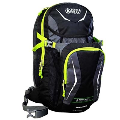 Terra Peak Slipstream Sac À Dos M Noir - Noir Citron Vert pour 47