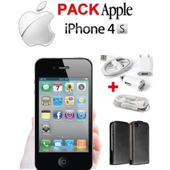et Accessoire Apple iPhone 4S 16 Giga Reconditionné + CAC + ETUI