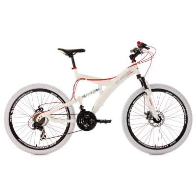 Vtt Tout Suspendu 26pouces Topspin Blanc-rouge Tc 51 Cm Ks Cycling pour 298