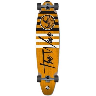 Wave Skateboard Stripper Longskate Orange 40 pour 111