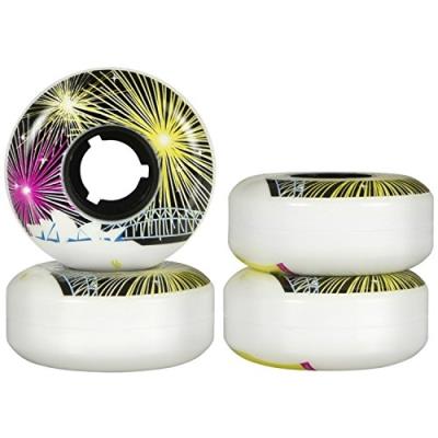 Powerslide Roulettes Team Wheels Sydney Ii Blanc 55 Mm, 406092 pour 47