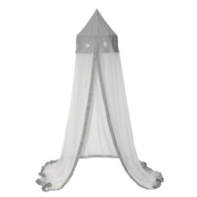 taftan - ciel de lit etoile blanc / gris (170 cm) - blanc / gris pour 100