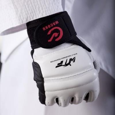 Blitz Sport Gants Dentraînement Homologués Par La Fédération Internationale De Taekwondo Wacoku Blanc Blanc X-large pour 41