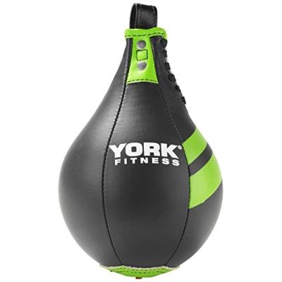 York Fitness Poire De Vitesse Noir Vert 23 Cm pour 37