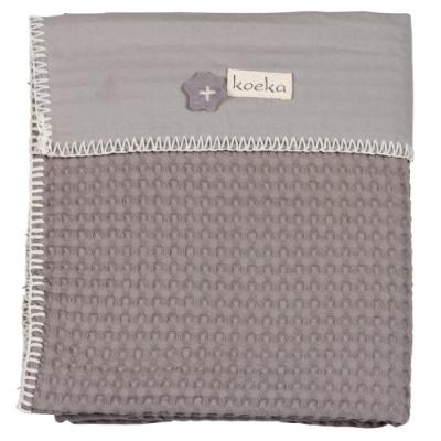 KOEKA - 1015/44-011280/610 - COUVERTURE LIT BB ANTWERP - TAUPE / GRIS ARGENT pour 85