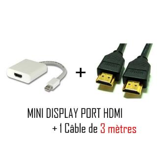 en c&acirc;ble mini displayport m&acirc;le hdmi femelle c&acirc;ble hdmi 3m