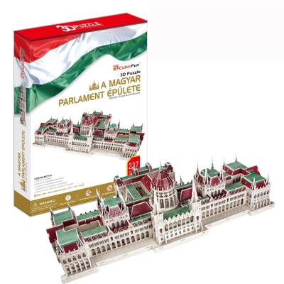 Puzzle 3d 237 pices : parlement hongrois, hongrie cubicfun pour 57