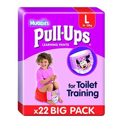 Huggies pull ups economy fille taille l 16-23 kg pour 38