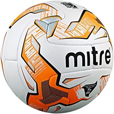 Mitre Delta V12s Ballon De Football Approuvé Par La Fifa Blanc Blanc Orange Noir Size 5 pour 122