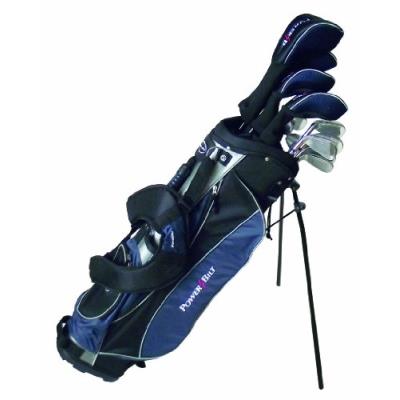 Powerbilt Tourbilt Ensemble De Clubs De Golf (acier 5-sw, Fibre De Carbone, Acier) Homme Tige Régulière Pour Droitier Sac Bleu M pour 233