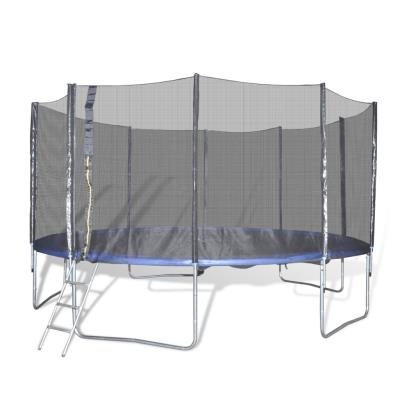 Trampoline Complet 457 Cm De Diamètre Échelle + Filet De Sécurité + Bâche + Coussin 0702028 pour 350